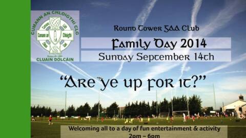 Sunday September 14th: Round Tower Family Day 2014
