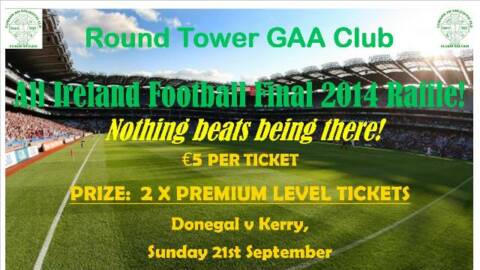 Raffle for two Premium Football All Ireland tickets