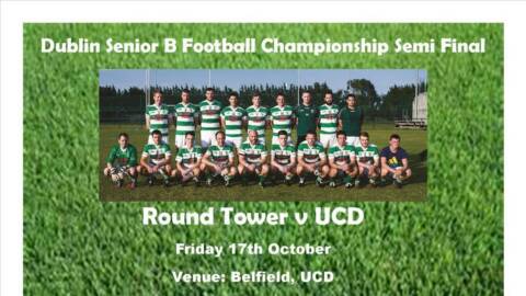 Senior Footballers qualify for Championship Final & weekend adult fixtures