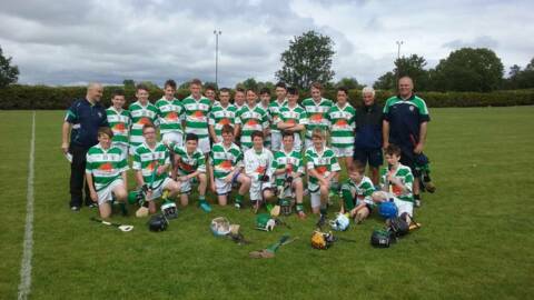 Under 14 Hurlers proudly represent club in Féile