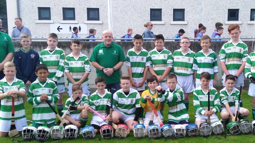 Under 12 hurlers proudly represent club at Camaint