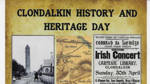 Clondalkin History & Heritage Day, Saturday 21st November
