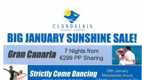 Clondalkin Travel January Sale!