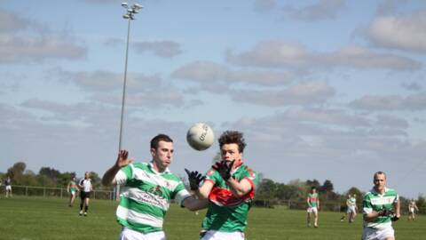Junior A Footballers in action Sunday