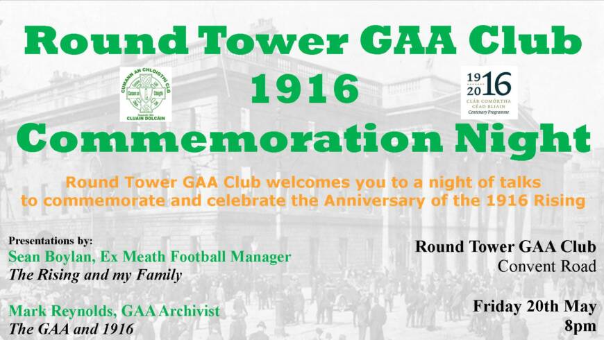 Round Tower 1916 Commemoration Night