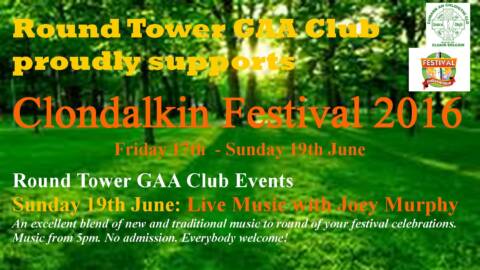 Round Tower supports Clondalkin Festival 2016