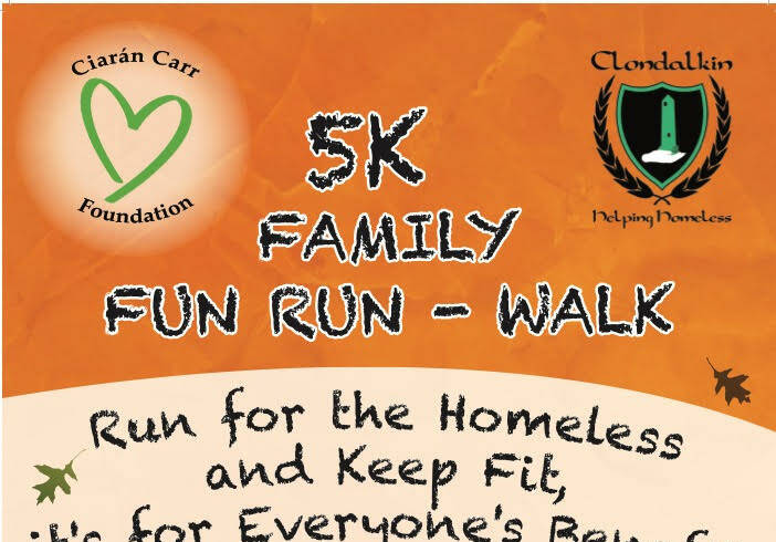 Ciarán Carr Foundation 5k Family Run in Aid of Clondalkin Helping Homelessness