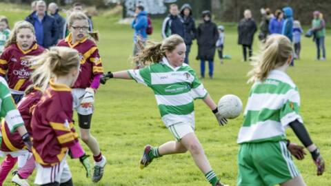 Under 11 Girl Footballers v St Maurs