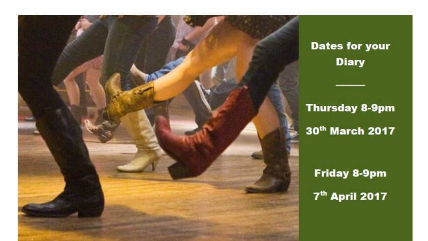 Coming to Round Tower 30th March – Line Dancing for All!