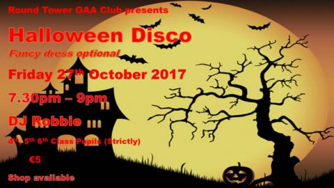 Halloween Disco this Friday, October 27th
