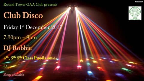Club Disco: 1st December 2017