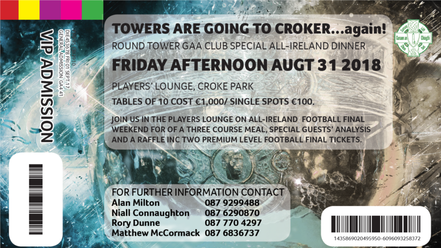Towers are going to Croke Park!