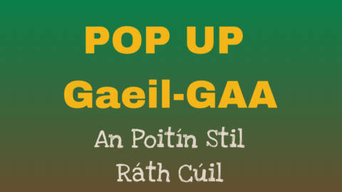 Pop up Gaeil-GAA