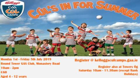 Kelloggs Cúl Camp 2019 hosted by Round Tower
