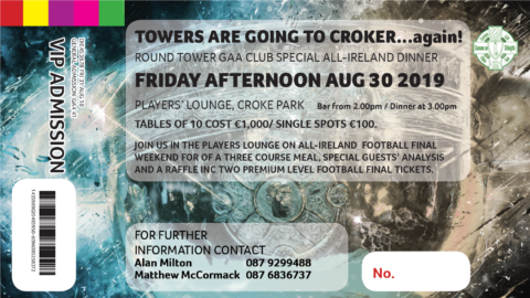 Towers are returning to Croker for 2019 Football Final