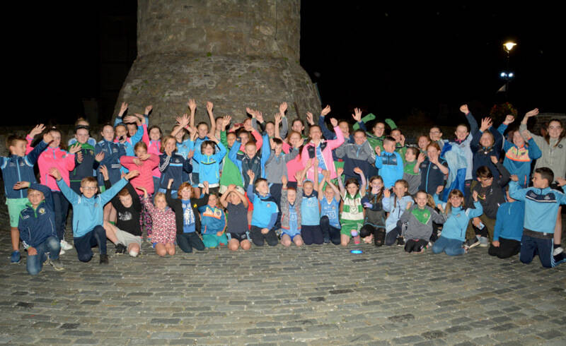 Juveniles visit to Round Tower for All Ireland Weekend
