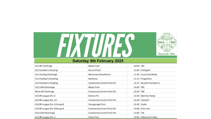 New Season Commencing & First Fixtures Upcoming